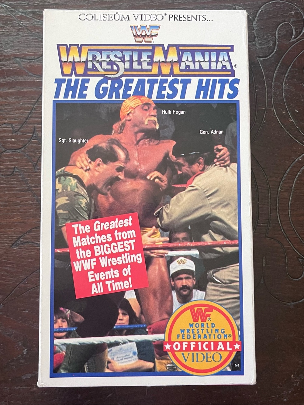 WWF WrestleMania The Greatest Hits VHS Official Video Hulk Hogan, Macho Man +